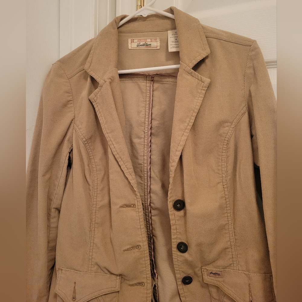 Levi's Beige Corduroy Women's Jacket